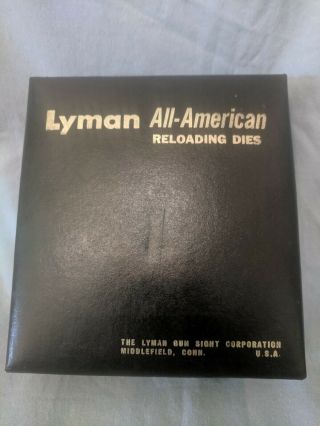 Vintage Lyman 38/357 3 Die Set.  No.  311 Reloading Dies.