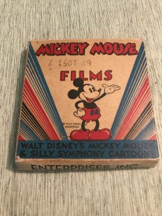 Vintage Walt Disney Mickey Mouse Silly Symphony Cartoons Standard 8MM Films 3