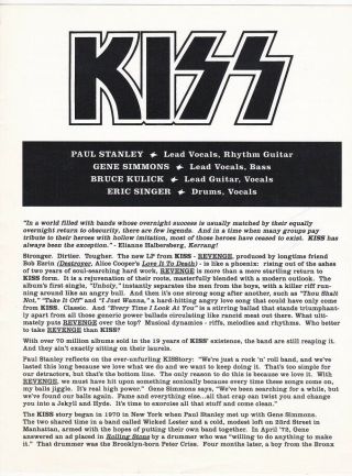 Vintage 1992 Kiss Rock Band Press Folder And Photo Rare 8.  5 X 11