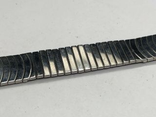 VINTAGE JB CHAMPION MEN ' S STAINLESS STEEL EXPANDABLE STRETCH WATCH BAND 5