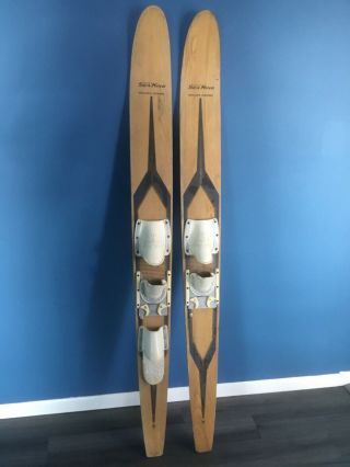 Vintage Wards Sea King 60 - 4537 Deluxe Combo Water Skis