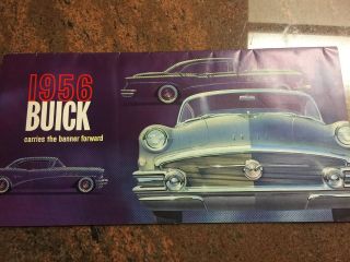 Vintage 1956 Buick Dealers 25 Page Color Brochure