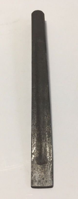 Vintage Large 10 1/4” X 7/8” Steel Cold Chisel Tool 2