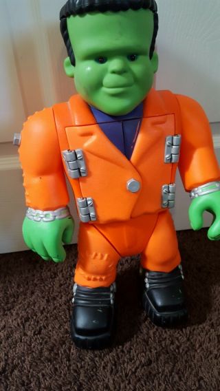 Vintage Playskool Big Frank Frankenstein Toy Talking Monster 1992
