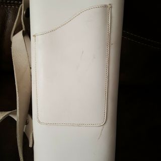 Vintage White Leather Quiver 19” by Sport King Line 3
