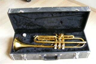 Bundy Selmer Usa Ml Vintage Student Trumpet W/ 7c Mouthpiece