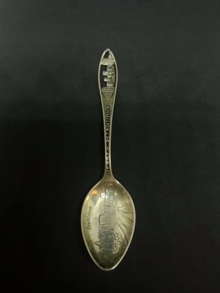 Vintage Sterling Silver Spoon Souvenir Detroit Michigan