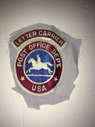 Vintage USPS US Mail Postal Service Post Office Letter Carrier Patch 1965 - 1970 4