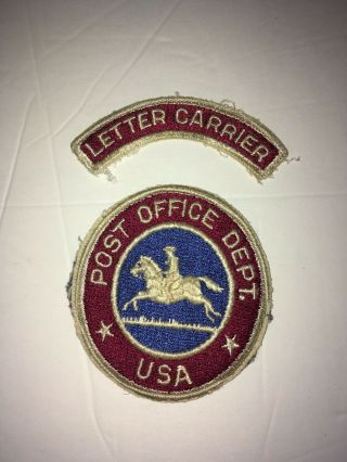 Vintage USPS US Mail Postal Service Post Office Letter Carrier Patch 1965 - 1970 5