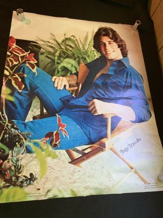 Vintage Poster John Travolta Actor 1978 Inv 2865 Color