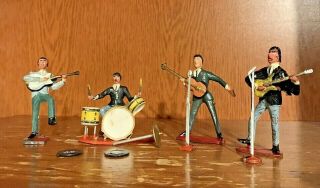 Vintage Beatles Cake Toppers The Swingers - C.  1960 