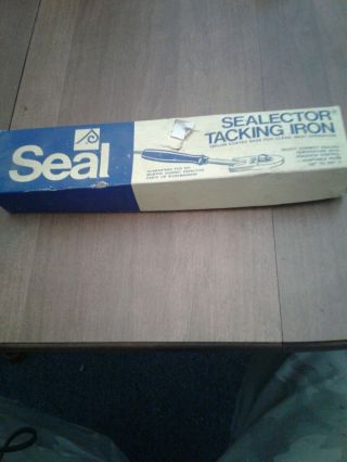 Vintage Seal Inc.  Sealector Tacking Iron Mmodel 100 - D1 Pre - Owned