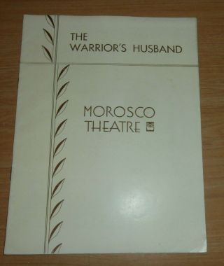 Vintage 1932 Playbill York Morosco Theater The Warrior 
