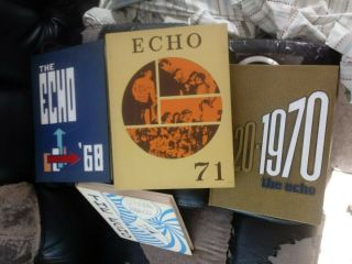 4 Vintage Echo (salesian H.  S),  Rochelle,  N.  Y.  Yearbooks,  Nr