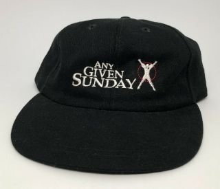 Vintage 1999 Any Given Sunday Movie Promo Strapback Hat Cap
