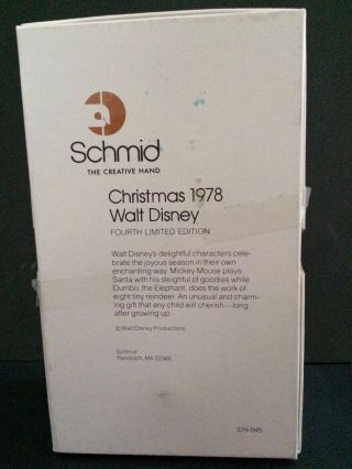 VINTAGE DISNEY CHRISTMAS BELL LIMITED EDITION - CHRISTMAS 1978 5
