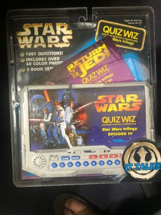 Vintage 1997 Star Wars Quiz Wiz Return Jedi Empire Strikes Back