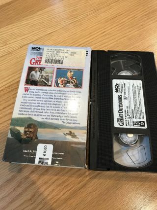 The Great Outdoors VHS Video John Candy Dan Aykroyd 1988 VINTAGE BLOCKBUSTER 4