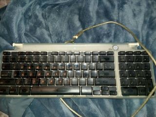 Vintage 1999 Apple Computer Usb Keyboard M2452 Teal Bondi Aqua Blue Imac