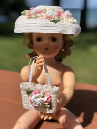 Richard Hat & Bag For Madame Alexander Cissy,  Revlon Or Other 20” Doll