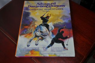 Advanced Dungeons & Dragons Oriental Adventures Vintage 80’s Stranger things D&D 2