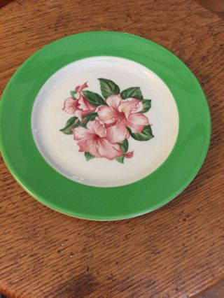 Vintage Syracuse China Greenbrier Hotel Dorothy Draper Rhododendron 6 1/4”bread
