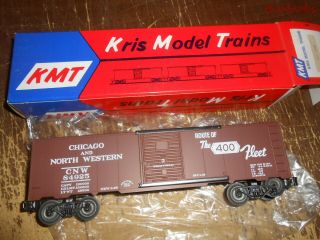 Vintage Kmt Kris Model Trains Chicago & North Western 400 Fleet Boxcar