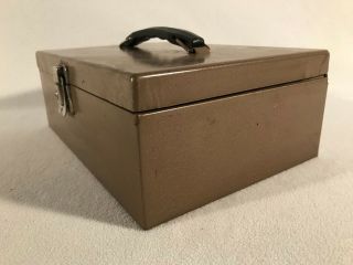 Vintage Rockaway Metal Product Lock Box With 2 Keys Heavy Duty 11 x 8 x 4 5