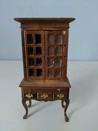 Vintage Dollhouse Miniatures Furniture Cabinet 1:12