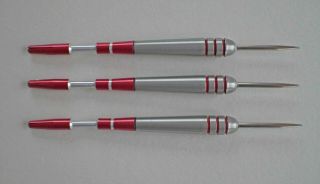 Steel Tip Tungsten Darts - Vintage Stag Dartcraft Made In Scotland - 23 Grams