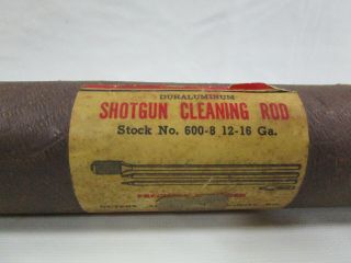 Vintage Duraluminum Shotgun Cleaning Rod 12 To 16 Gauge Stock No.  600 - 8