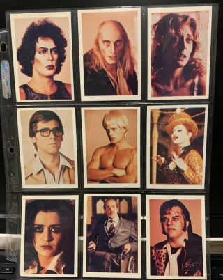 1975 Vintage Rocky Horror Picture Show Complete 60 Card Set Nmt