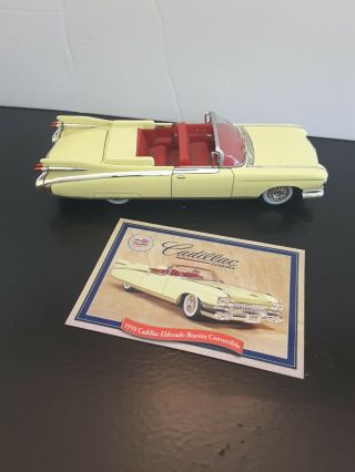 Vintage 1959 Cadillac Eldorado Barritz Convertible Die Cast Model Car