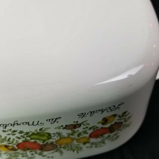 Spice of Life Corning Ware 5 Liter Vtg Casserole Dish With Lid A 5 B 7