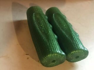Vintage Schwinn Approved Green Glittery Handle Bar Grips 5