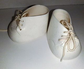 Vintage Cabbage Patch Kids Doll White Oxford Shoes W/ Laces My Child