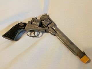 Vtg Leslie Henry " Style " American Die - Cast Western Cap Gun Pistol Toy