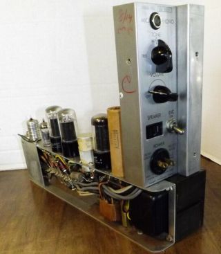 Victor Kalart 6V6 Tube Amplifier Vintage 1950 ' s 12AY7 6V6 Guitar Amp 2
