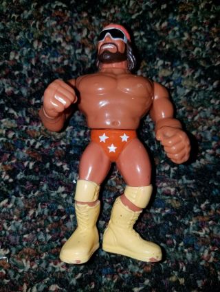 Wwf Macho Man Randy Savage Hasbro 4.  5” Wrestling Wwe Vintage Figure