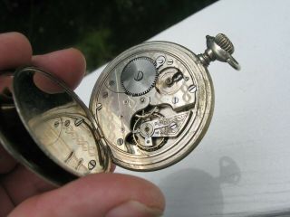 Swiss Made Imperial Mechanical Wind Up Vintage Pocket Watch not running 4