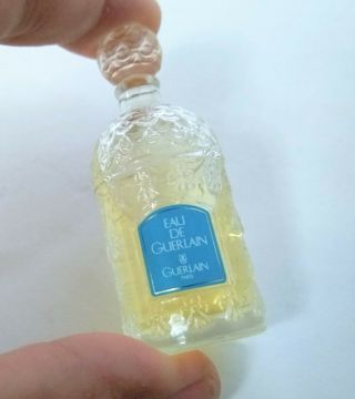 Eau De Guerlain Collectible Mini Perfume Bottle Travel Size 80 Full Vintage