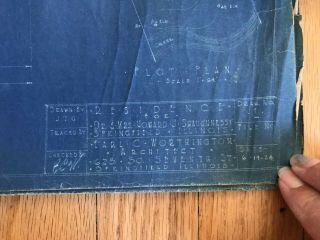 Vintage Architectural Home Blueprint Building Material 1934 Portland Or 20 Pages 2