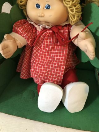 Vintage 1983 Coleco Cabbage Patch Kids Doll Blonde ALEECE SALLIE 16 