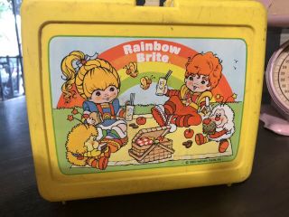 Vintage 1983 Hallmark Cards,  Inc Rainbow Brite Lunch Box