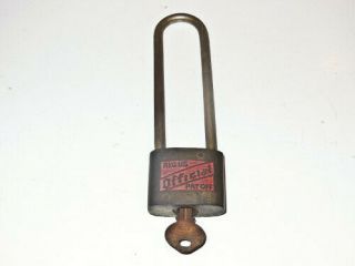Vintage Bicycle Lock