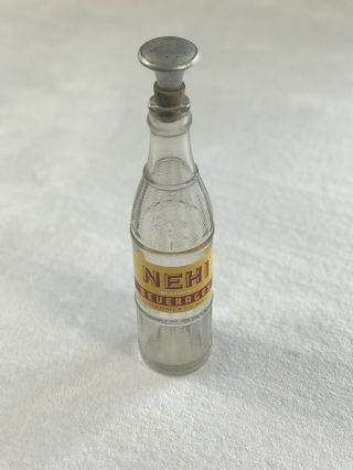 Vintage Rare Nehi Beverages Soda - Pop Bottle Amarillo,  Texas 9 Fl.  Oz