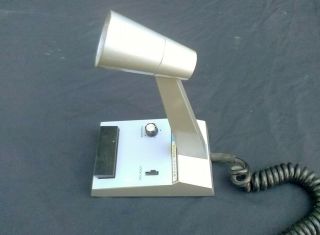 Vintage Turner Plus Three Desk Microphone For Cb Base Station,  3 Conrac Corp.