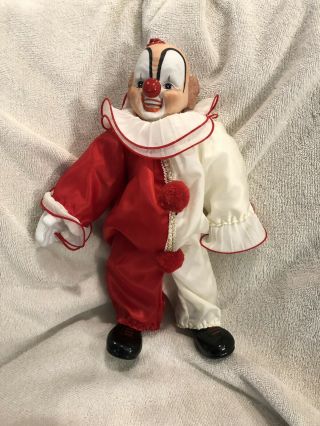 Victoria Impex Corp - Vintage Porcelian Clown Doll