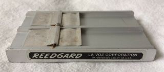 Vintage La Voz Aluminum Reedgard For Alto Saxophone Reeds Sax Reedguard