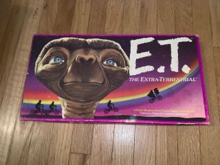 Vintage E.  T.  The Extra - Terrestrial Parker Brothers Board Game